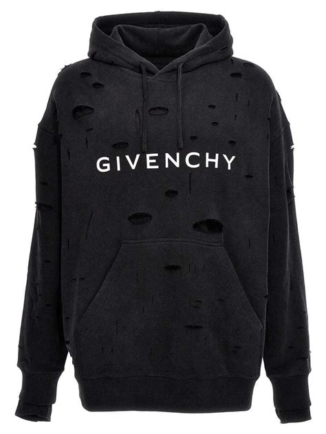 givenchy holes hoodie|givenchy hoodie men's sale.